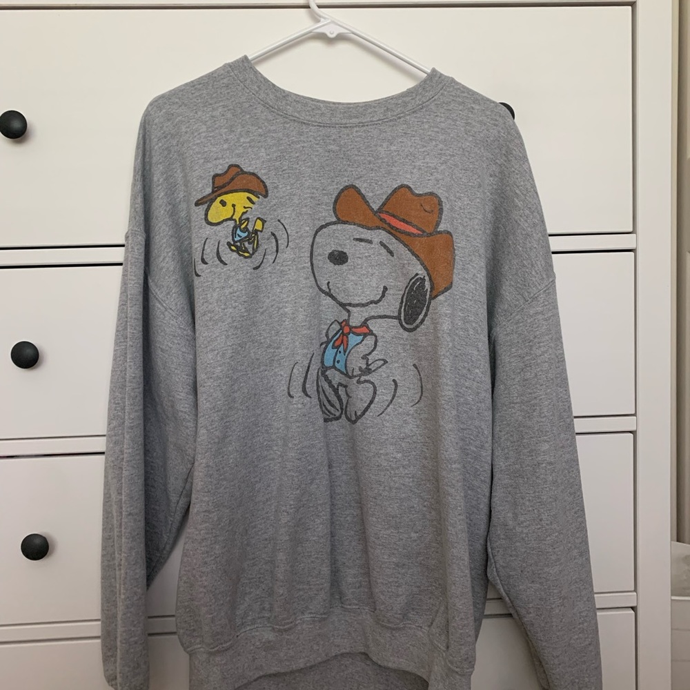 Pacsun Snoopy Cowboy Sweatshirt